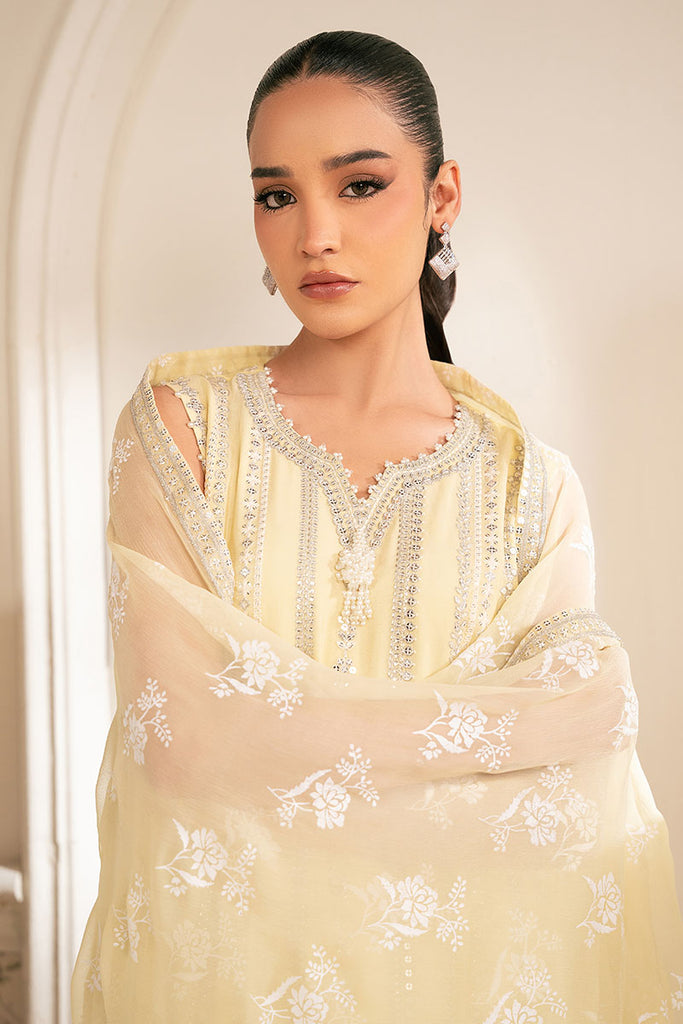 Cross Stitch | Luxe Atelier 25 | LEMON BLISS - by - Libasekhas UK - Registered Vendor of : Cross Stitch - 100% Original Designer Dresss