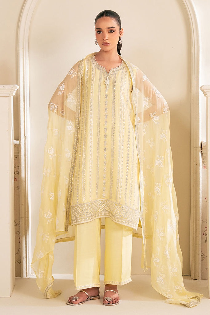 Cross Stitch | Luxe Atelier 25 | LEMON BLISS - by - Libasekhas UK - Registered Vendor of : Cross Stitch - 100% Original Designer Dresss