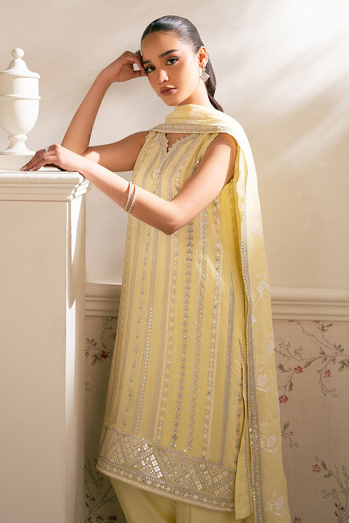 Cross Stitch | Luxe Atelier 25 | LEMON BLISS - by - Libasekhas UK - Registered Vendor of : Cross Stitch - 100% Original Designer Dresss
