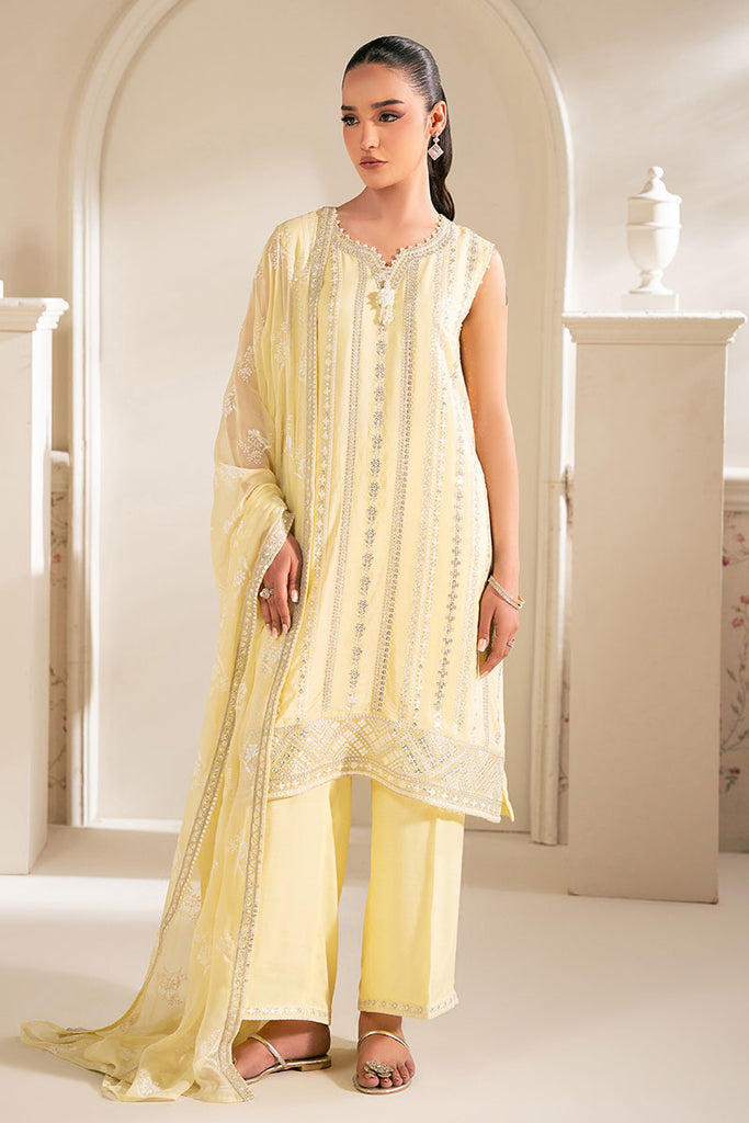 Cross Stitch | Luxe Atelier 25 | LEMON BLISS - by - Libasekhas UK - Registered Vendor of : Cross Stitch - 100% Original Designer Dresss
