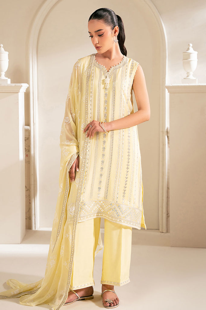 Cross Stitch | Luxe Atelier 25 | LEMON BLISS - by - Libasekhas UK - Registered Vendor of : Cross Stitch - 100% Original Designer Dresss