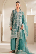 Cross Stitch | Luxe Atelier 25 | NORTH SEA - by - Libasekhas UK - Registered Vendor of : Cross Stitch - 100% Original Designer Dresss