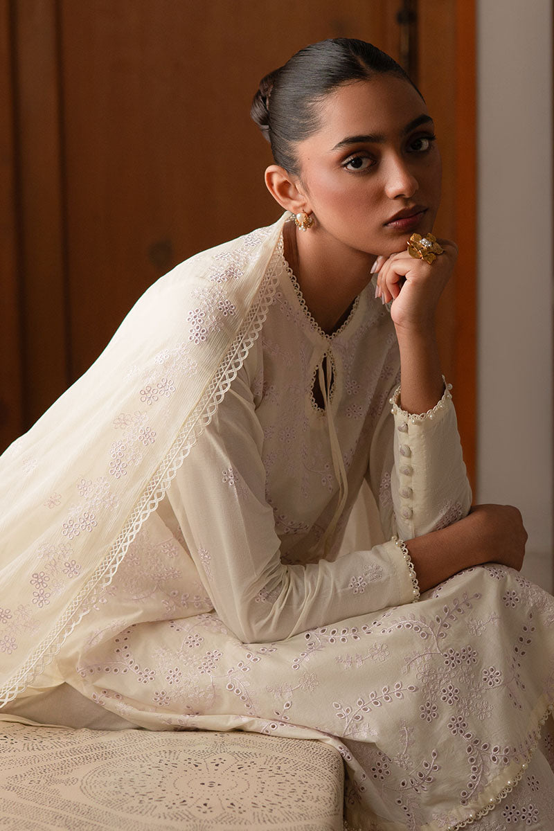Cross Stitch | Mahiri Lawn 25 | LAVENDER WHISPER - by - Libasekhas UK - Registered Vendor of : Cross Stitch - 100% Original Designer Dresss