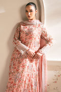Cross Stitch | Luxe Atelier 25 | CORAL PUNCH - by - Libasekhas UK - Registered Vendor of : Cross Stitch - 100% Original Designer Dresss