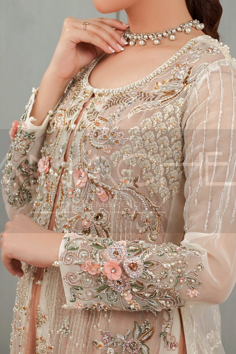 Panache | Pret | Poppy Petals - by - Libasekhas UK - Registered Vendor of : Panache By Mona - 100% Original Designer Dresss