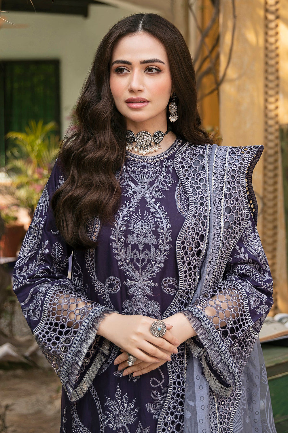 Jazmin | Shahkaar Luxury Eid Lawn SS26 | SL22-D1 - by Libasekhas UK - Registered Vendor of : Jazmin - 100% Original Designer Dress