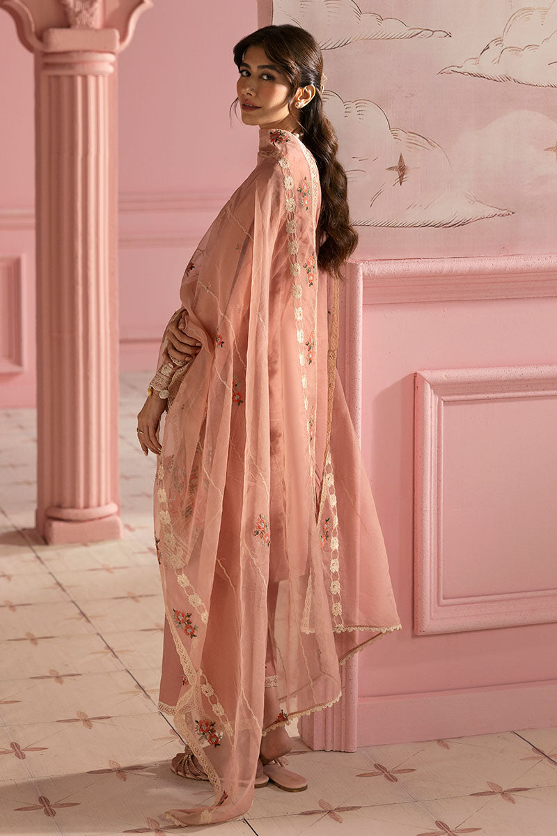 Cross Stitch | Premium Lawn 25 | ROSE QUARTZ - by - Libasekhas UK - Registered Vendor of : Cross Stitch - 100% Original Designer Dresss