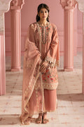 Cross Stitch | Premium Lawn 25 | ROSE QUARTZ - by - Libasekhas UK - Registered Vendor of : Cross Stitch - 100% Original Designer Dresss