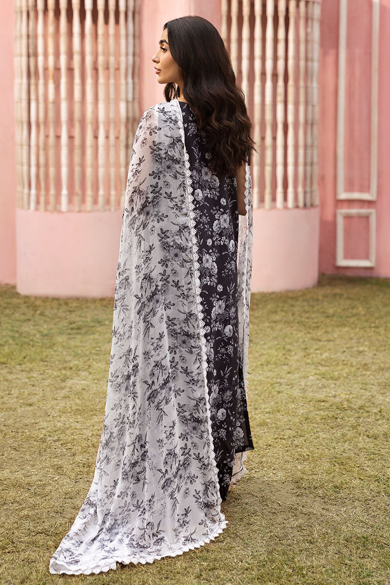 Cross Stitch | Premium Lawn 25 | SOMBER ESCAPE - by - Libasekhas UK - Registered Vendor of : Cross Stitch - 100% Original Designer Dresss