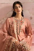 Cross Stitch | Premium Lawn 25 | ROSE QUARTZ - by - Libasekhas UK - Registered Vendor of : Cross Stitch - 100% Original Designer Dresss