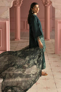Cross Stitch | Premium Lawn 25 | VIRIDIAN GREEN - by - Libasekhas UK - Registered Vendor of : Cross Stitch - 100% Original Designer Dresss