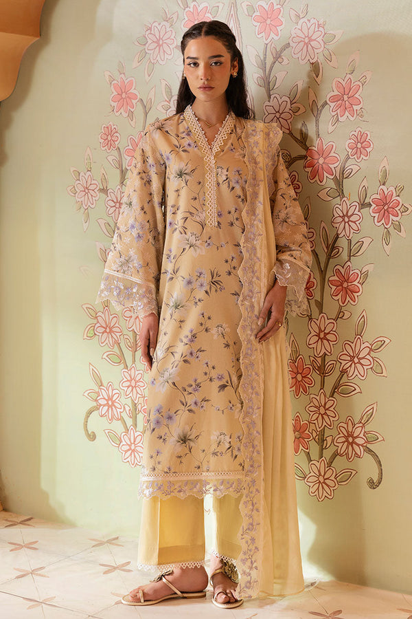 Cross Stitch | Premium Lawn 25 | OLIVE MUSE - by - Libasekhas UK - Registered Vendor of : Cross Stitch - 100% Original Designer Dresss