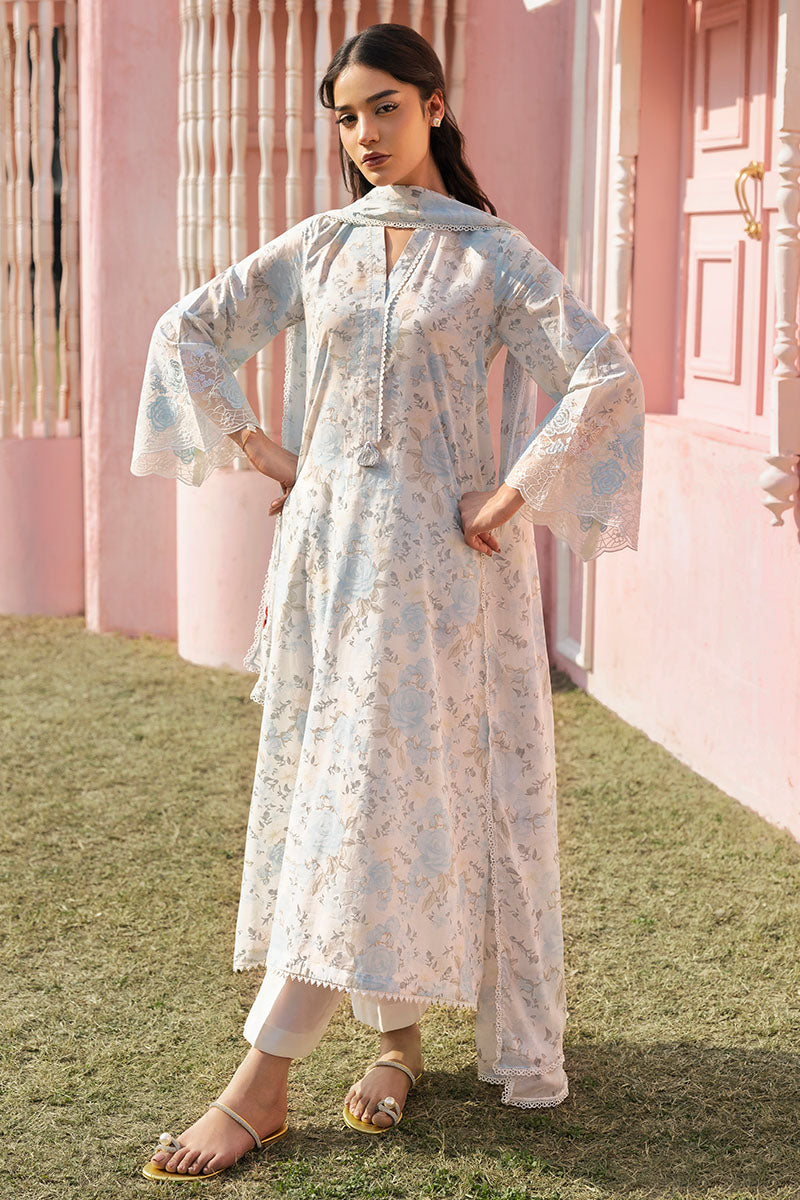 Cross Stitch | Premium Lawn 25 | MYSTIC HAZE - by - Libasekhas UK - Registered Vendor of : Cross Stitch - 100% Original Designer Dresss