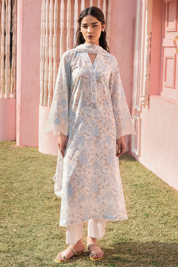 Cross Stitch | Premium Lawn 25 | MYSTIC HAZE - by - Libasekhas UK - Registered Vendor of : Cross Stitch - 100% Original Designer Dresss