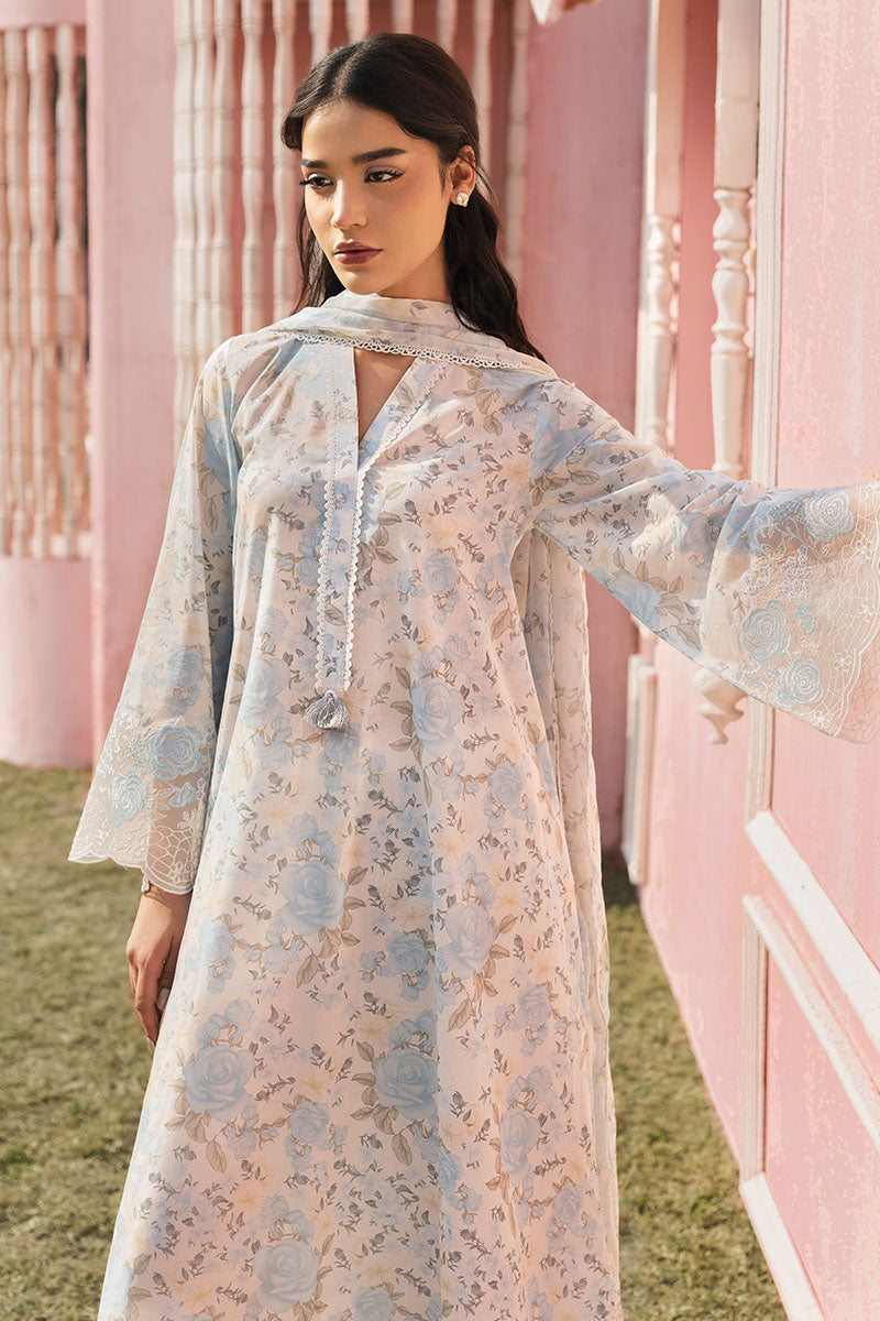 Cross Stitch | Premium Lawn 25 | MYSTIC HAZE - by - Libasekhas UK - Registered Vendor of : Cross Stitch - 100% Original Designer Dresss