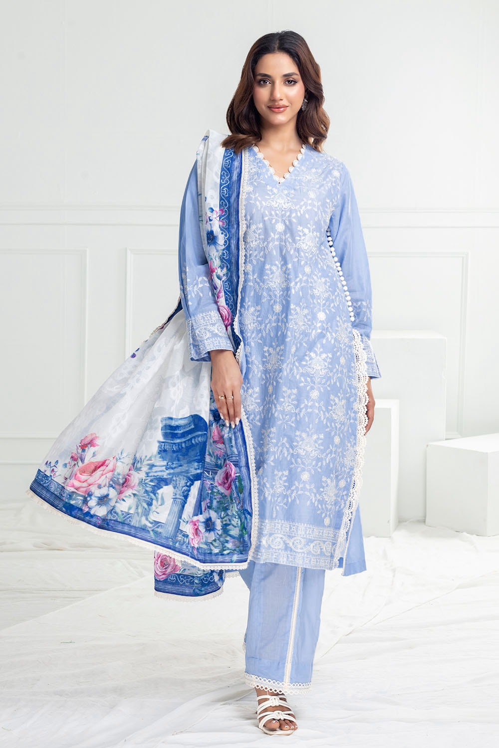 Gul Ahmed | Festive Capsule 25 | SP-52007 - by - Libasekhas UK - Registered Vendor of : Gul Ahmed - 100% Original Designer Dresss