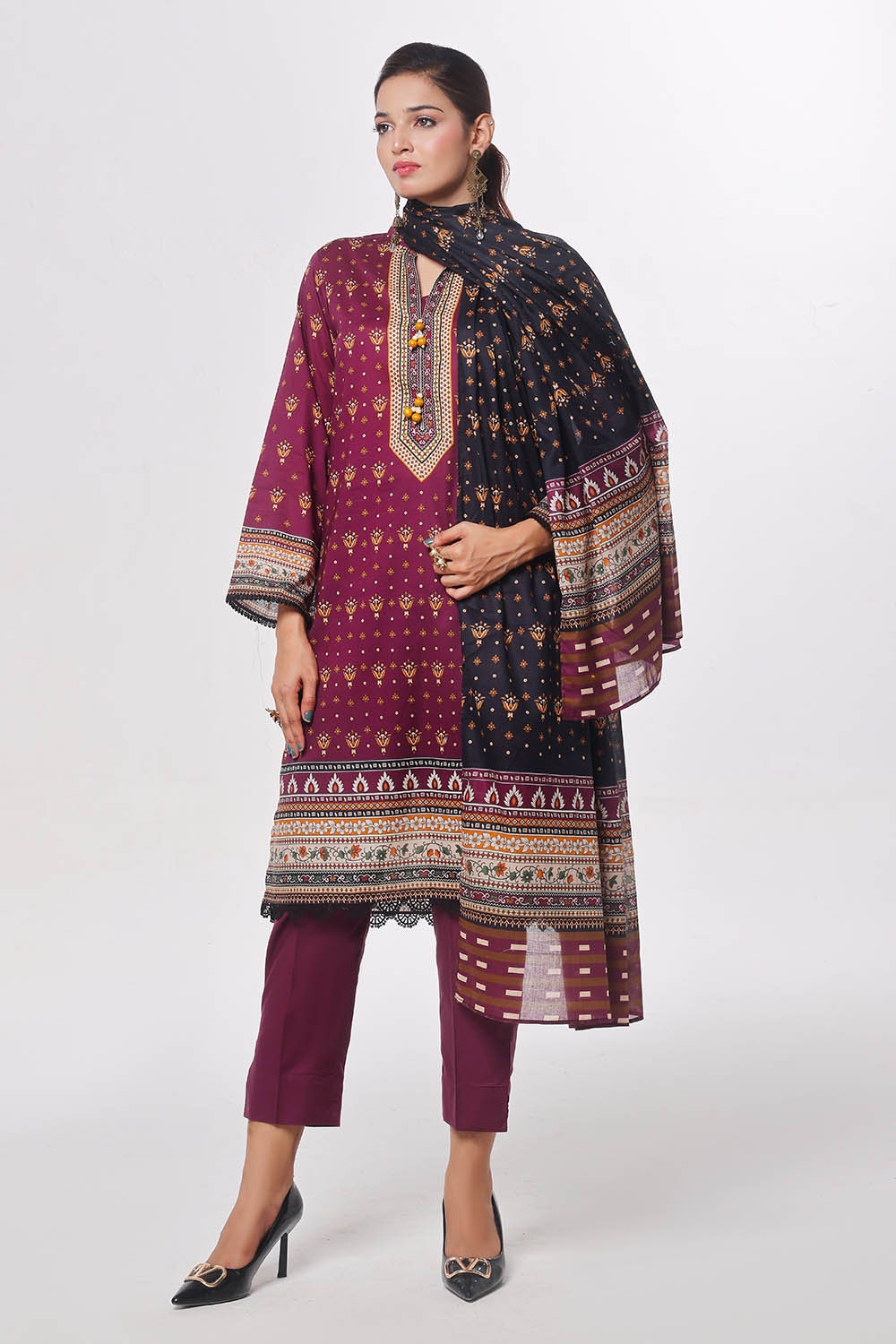Gul Ahmed | Summer Special 25 |  CLP-52202 - by - Libasekhas UK - Registered Vendor of : Gul Ahmed - 100% Original Designer Dresss