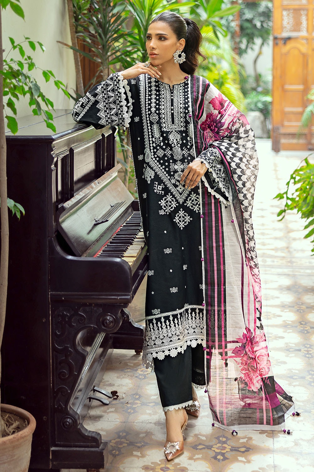 Gul Ahmed | Festive Capsule 25 | SP-52043 - by - Libasekhas UK - Registered Vendor of : Gul Ahmed - 100% Original Designer Dresss