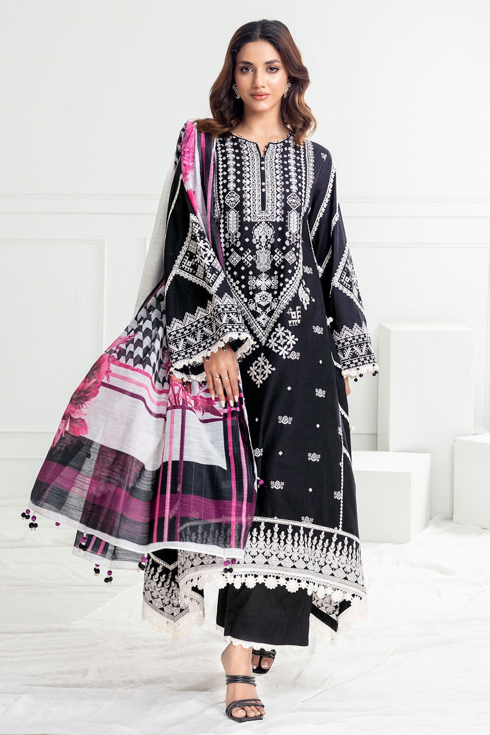 Gul Ahmed | Festive Capsule 25 | SP-52043 - by - Libasekhas UK - Registered Vendor of : Gul Ahmed - 100% Original Designer Dresss