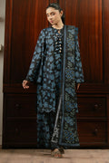 Cross Stitch | Daily Wear 25 | BLUE WAVE-3 PC - by - Libasekhas UK - Registered Vendor of : Cross Stitch - 100% Original Designer Dresss