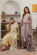 Cross Stitch | Daily Wear 25 | LILAC HORIZON-3 PC - by - Libasekhas UK - Registered Vendor of : Cross Stitch - 100% Original Designer Dresss