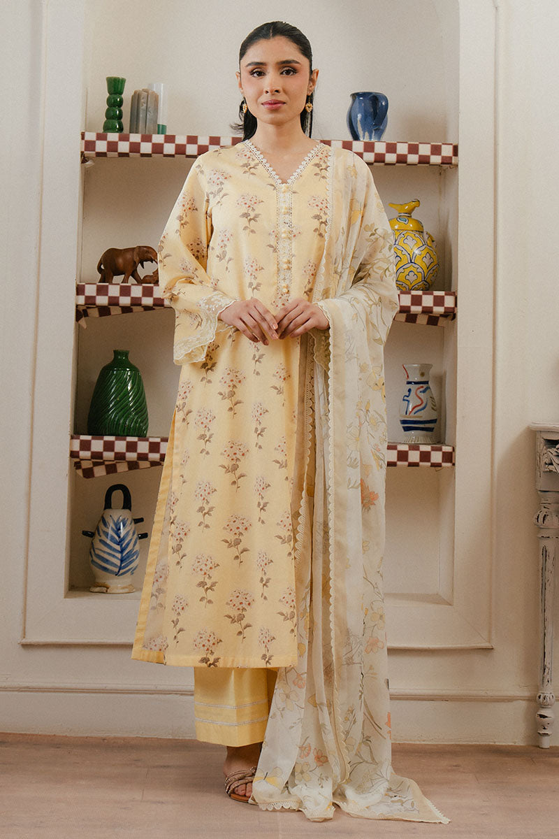 Cross Stitch | Daily Wear 25 | ORCHID IMPRESSION-3 PC - by - Libasekhas UK - Registered Vendor of : Cross Stitch - 100% Original Designer Dresss