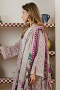 Cross Stitch | Daily Wear 25 | LILAC HORIZON-3 PC - by - Libasekhas UK - Registered Vendor of : Cross Stitch - 100% Original Designer Dresss