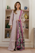 Cross Stitch | Daily Wear 25 | LILAC HORIZON-3 PC - by - Libasekhas UK - Registered Vendor of : Cross Stitch - 100% Original Designer Dresss