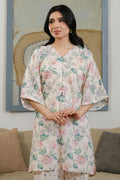 Cross Stitch | Daily Wear 25 | WHITE ORNATE-2 PC - by - Libasekhas UK - Registered Vendor of : Cross Stitch - 100% Original Designer Dresss