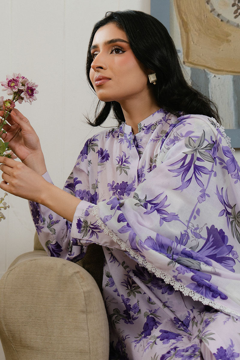 Cross Stitch | Daily Wear 25 | FLORAL ARDENT-3 PC - by - Libasekhas UK - Registered Vendor of : Cross Stitch - 100% Original Designer Dresss