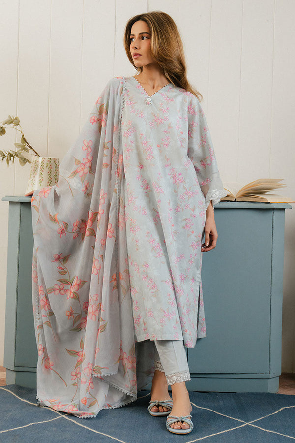 Cross Stitch | Daily Wear 25 | ICE DREAM-3 PC - by - Libasekhas UK - Registered Vendor of : Cross Stitch - 100% Original Designer Dresss