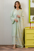 Cross Stitch | Daily Wear 25 | DAISY BLOOM-3 PC - by - Libasekhas UK - Registered Vendor of : Cross Stitch - 100% Original Designer Dresss