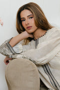 Cross Stitch | Daily Wear 25 | BISQUE TALE-2 PC - by - Libasekhas UK - Registered Vendor of : Cross Stitch - 100% Original Designer Dresss