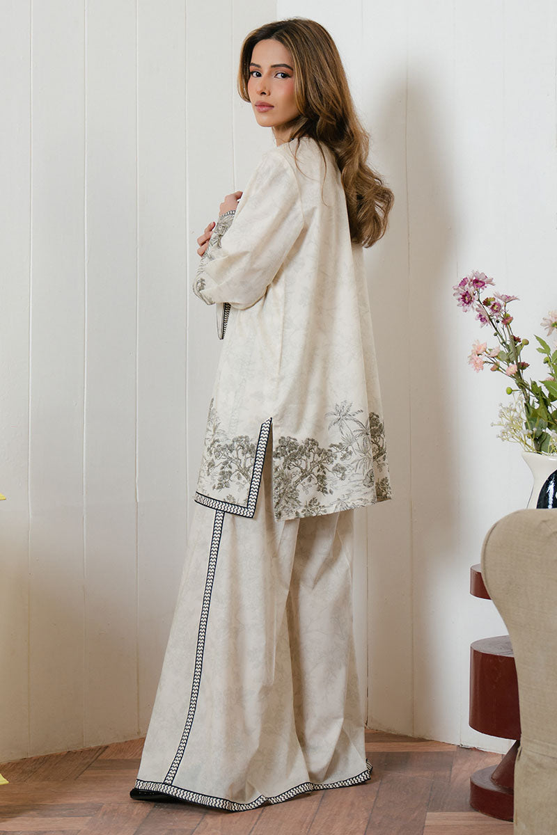 Cross Stitch | Daily Wear 25 | BISQUE TALE-2 PC - by - Libasekhas UK - Registered Vendor of : Cross Stitch - 100% Original Designer Dresss