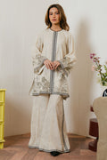 Cross Stitch | Daily Wear 25 | BISQUE TALE-2 PC - by - Libasekhas UK - Registered Vendor of : Cross Stitch - 100% Original Designer Dresss