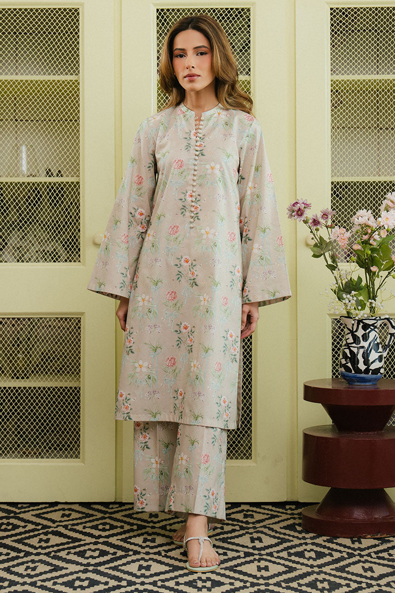 Cross Stitch | Daily Wear 25 | SERENE GLAM-2 PC - by - Libasekhas UK - Registered Vendor of : Cross Stitch - 100% Original Designer Dresss