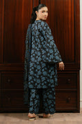 Cross Stitch | Daily Wear 25 | BLUE WAVE-3 PC - by - Libasekhas UK - Registered Vendor of : Cross Stitch - 100% Original Designer Dresss