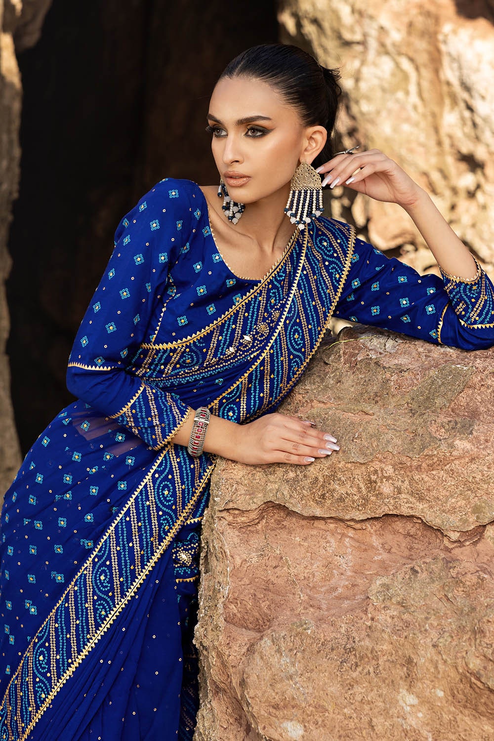Gul Ahmed | Chunri Lawn 25 | PRS-52002 B - by - Libasekhas UK - Registered Vendor of : Gul Ahmed - 100% Original Designer Dresss