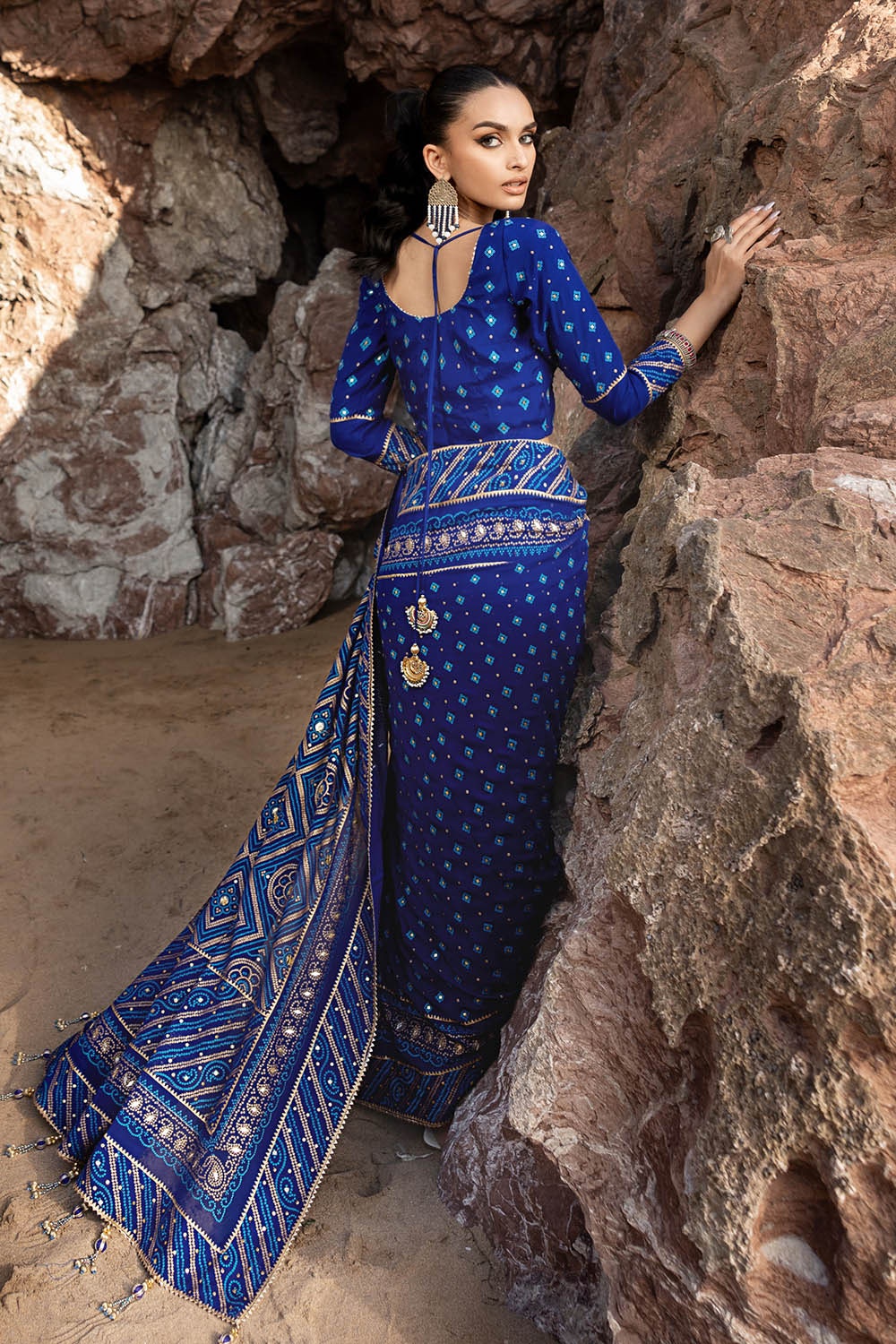 Gul Ahmed | Chunri Lawn 25 | PRS-52002 B - by - Libasekhas UK - Registered Vendor of : Gul Ahmed - 100% Original Designer Dresss