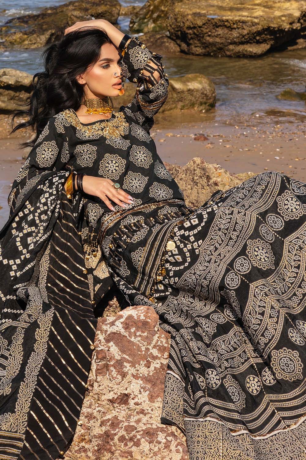Gul Ahmed | Chunri Lawn 25 | PRW-32083 - by - Libasekhas UK - Registered Vendor of : Gul Ahmed - 100% Original Designer Dresss