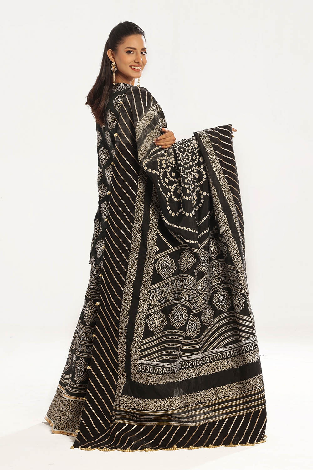 Gul Ahmed | Chunri Lawn 25 | PRW-32083 - by - Libasekhas UK - Registered Vendor of : Gul Ahmed - 100% Original Designer Dresss