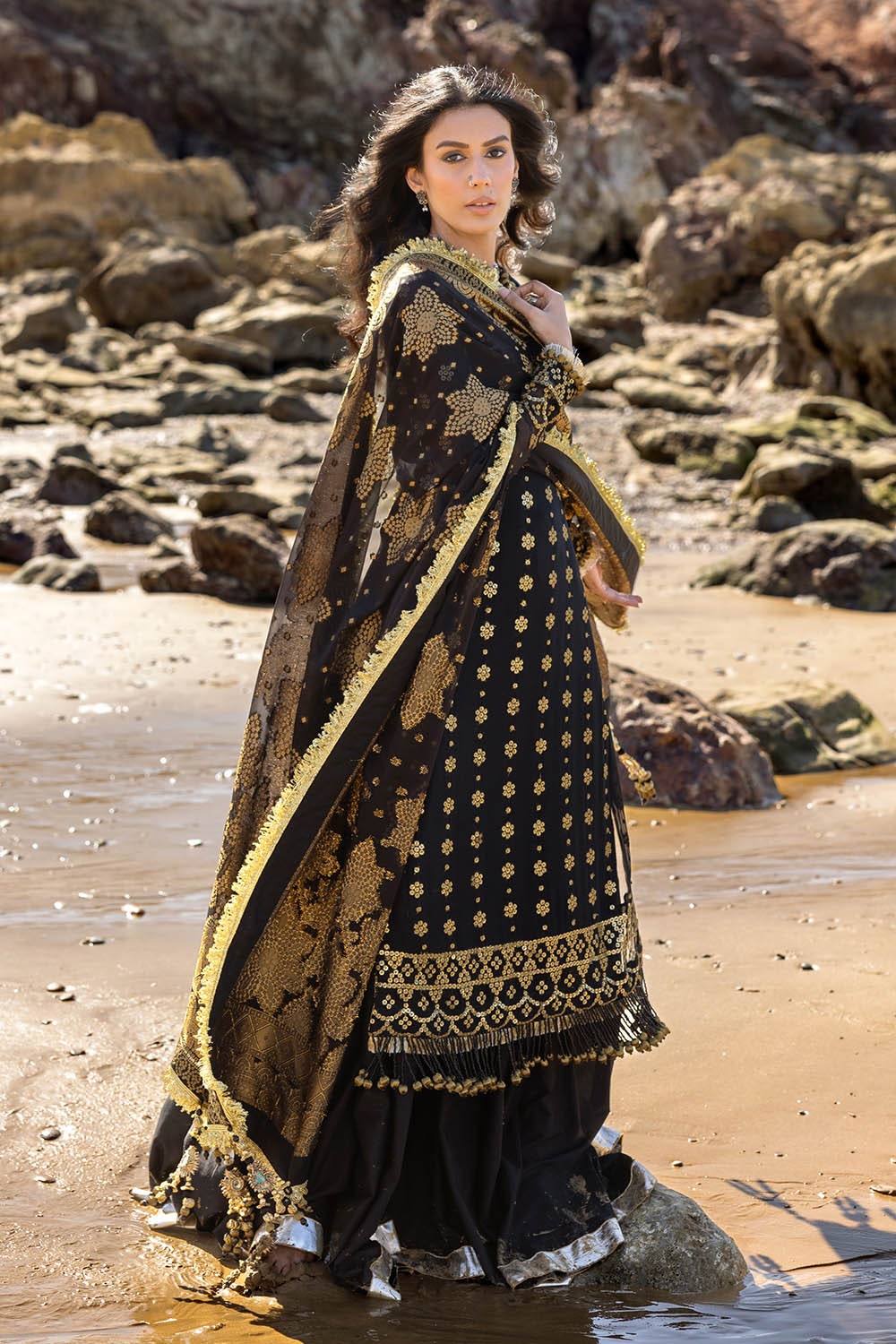 Gul Ahmed | Chunri Lawn 25 | PRW-42005 - by - Libasekhas UK - Registered Vendor of : Gul Ahmed - 100% Original Designer Dresss