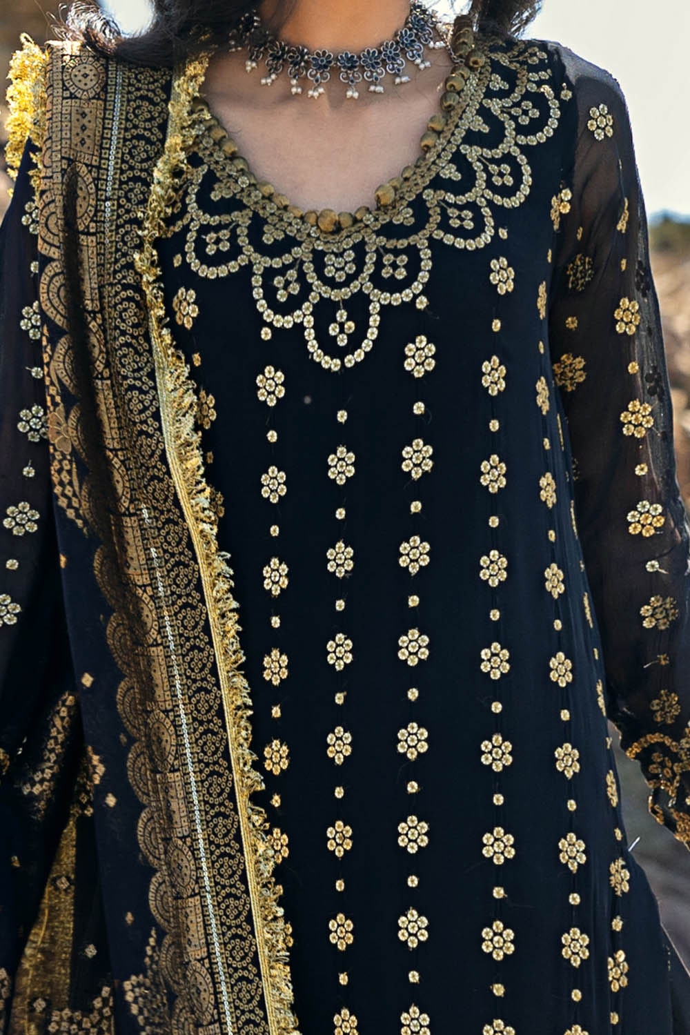 Gul Ahmed | Chunri Lawn 25 | PRW-42005 - by - Libasekhas UK - Registered Vendor of : Gul Ahmed - 100% Original Designer Dresss