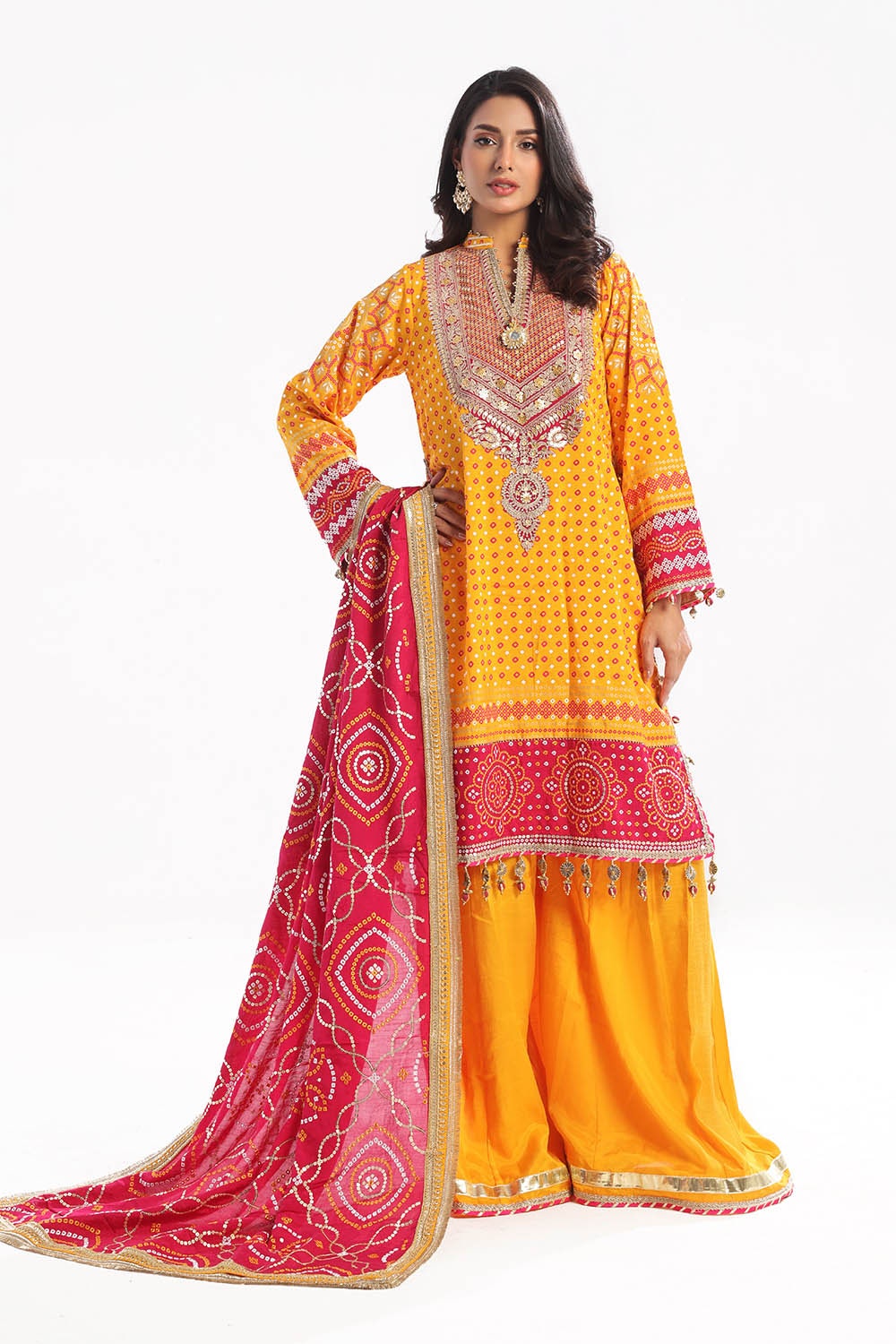 Gul Ahmed | Chunri Lawn 25 | PRW-42006 - by - Libasekhas UK - Registered Vendor of : Gul Ahmed - 100% Original Designer Dresss