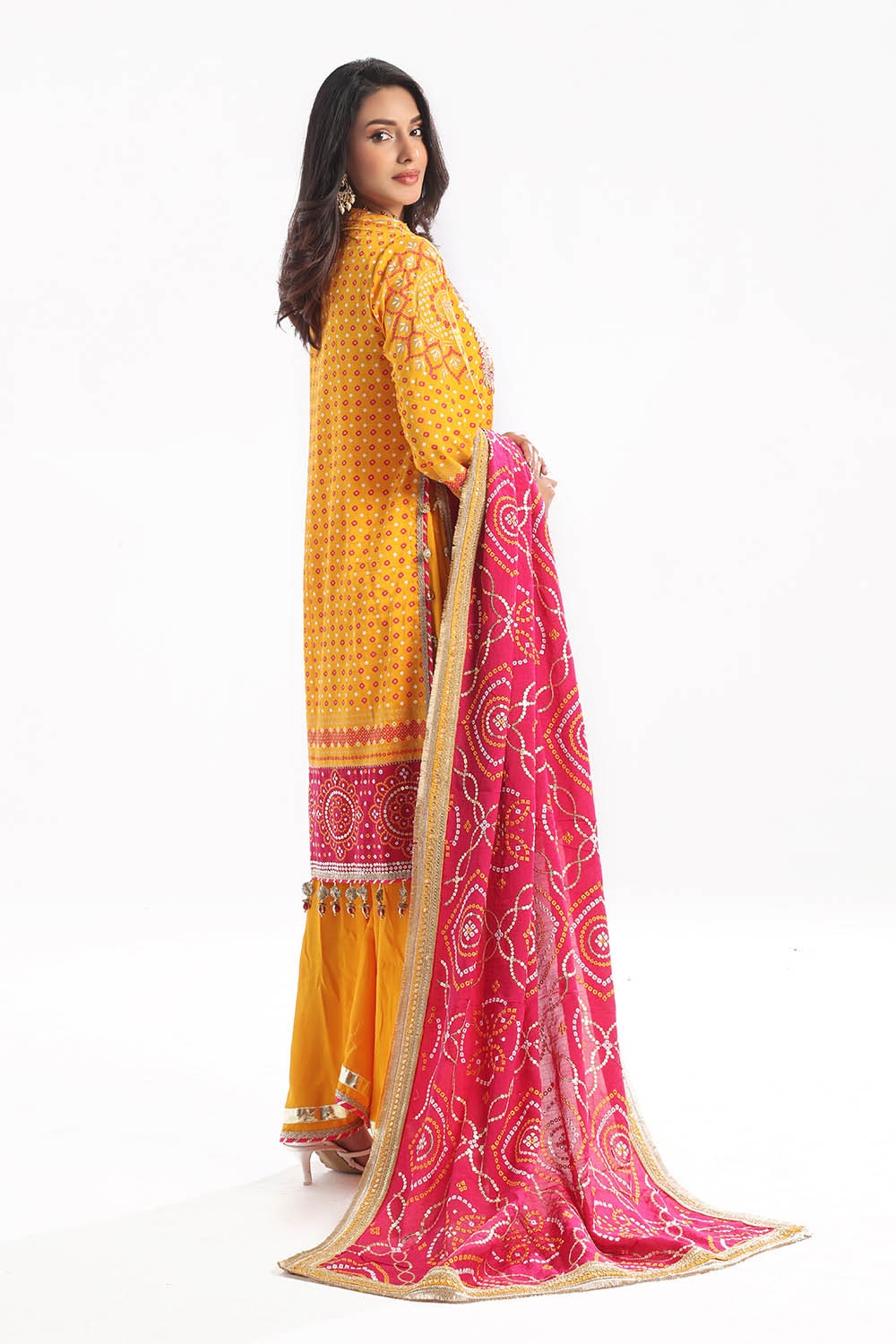 Gul Ahmed | Chunri Lawn 25 | PRW-42006 - by - Libasekhas UK - Registered Vendor of : Gul Ahmed - 100% Original Designer Dresss