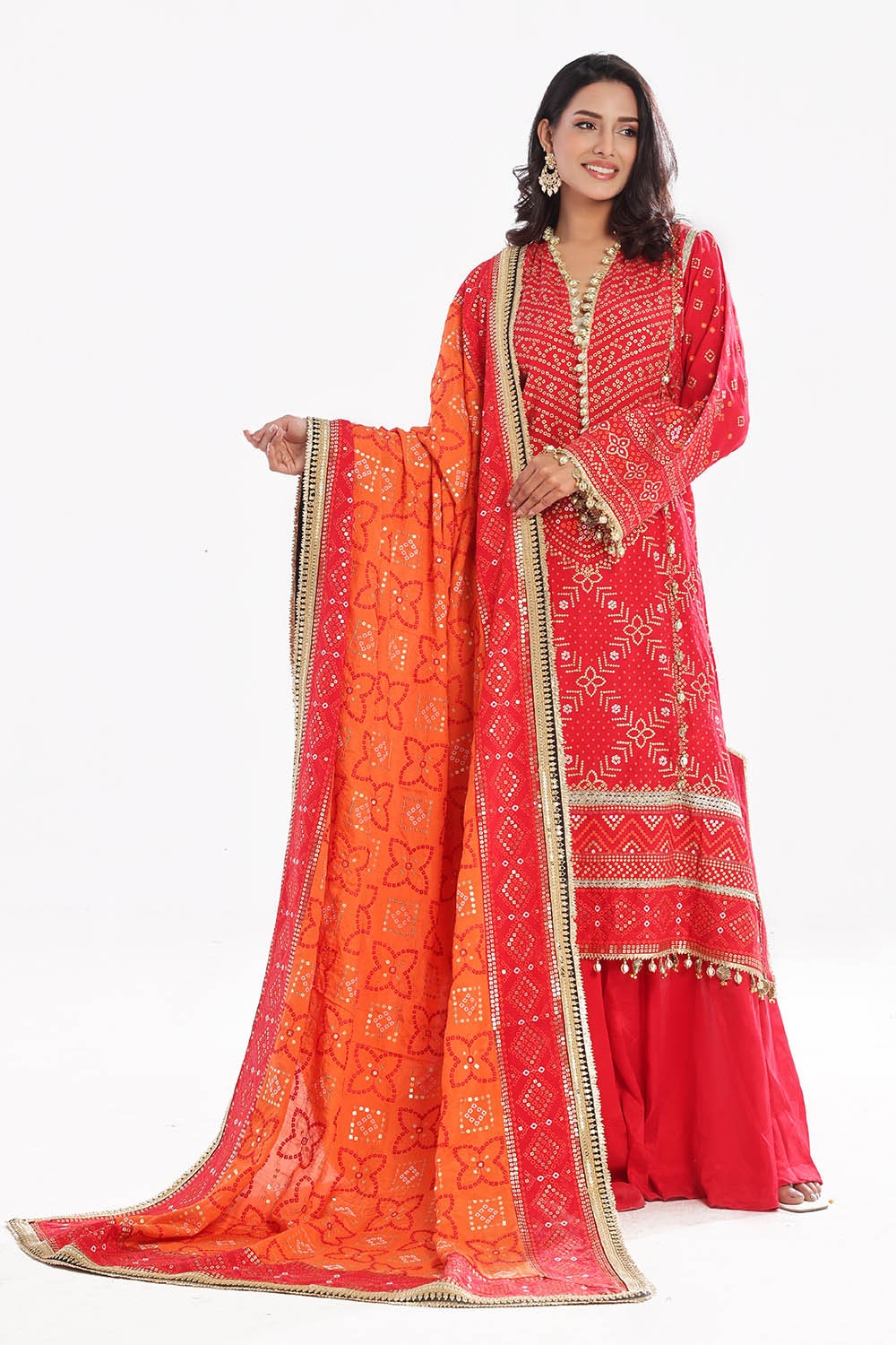 Gul Ahmed | Chunri Lawn 25 | PRW-42007 - by - Libasekhas UK - Registered Vendor of : Gul Ahmed - 100% Original Designer Dresss