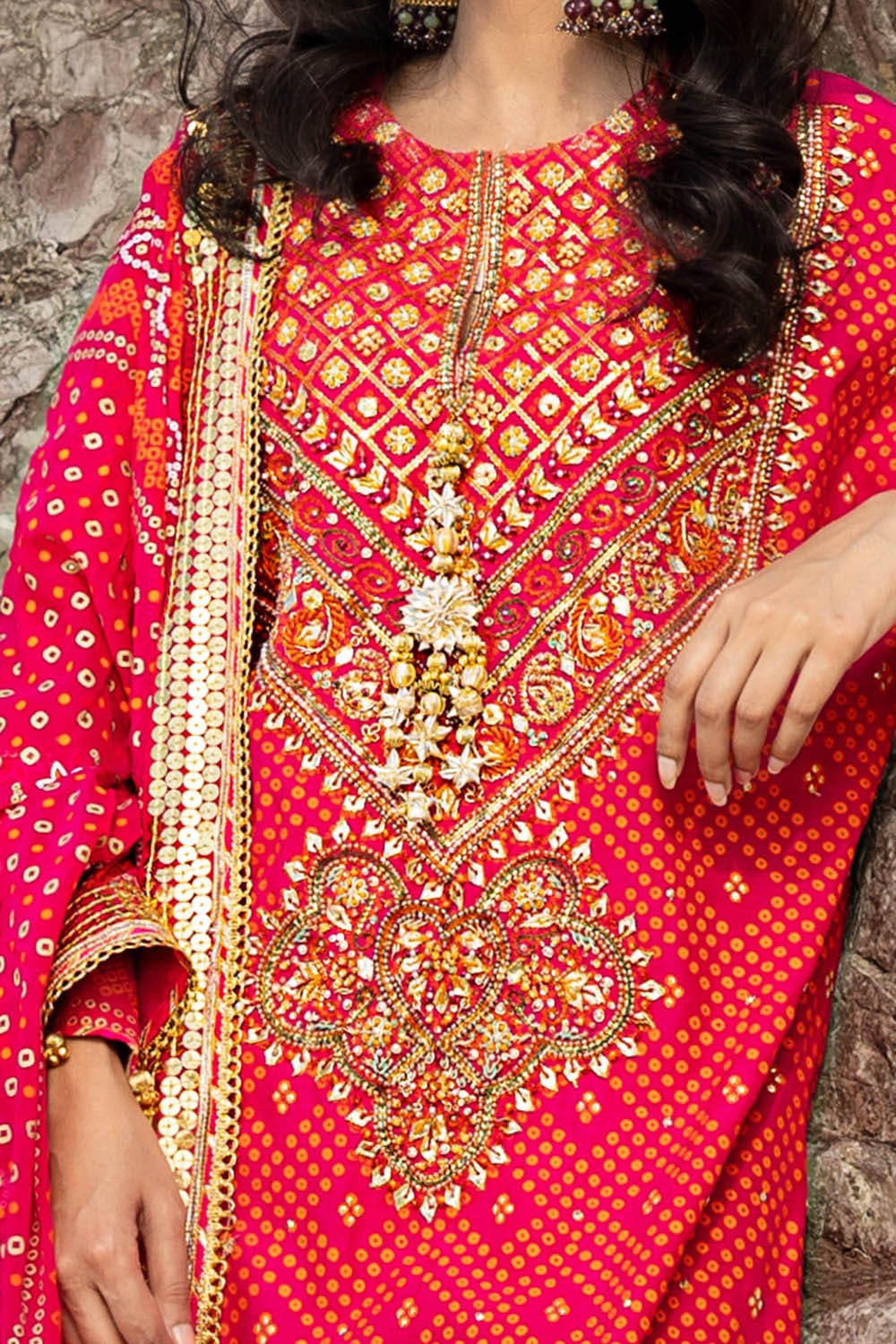 Gul Ahmed | Chunri Lawn 25 | PRW-52019 - by - Libasekhas UK - Registered Vendor of : Gul Ahmed - 100% Original Designer Dresss