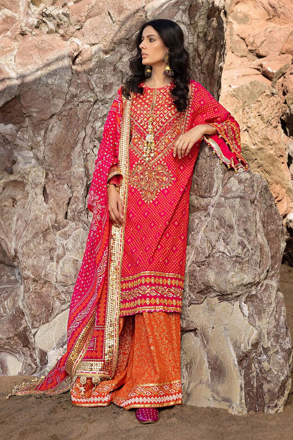 Gul Ahmed | Chunri Lawn 25 | PRW-52019 - by - Libasekhas UK - Registered Vendor of : Gul Ahmed - 100% Original Designer Dresss