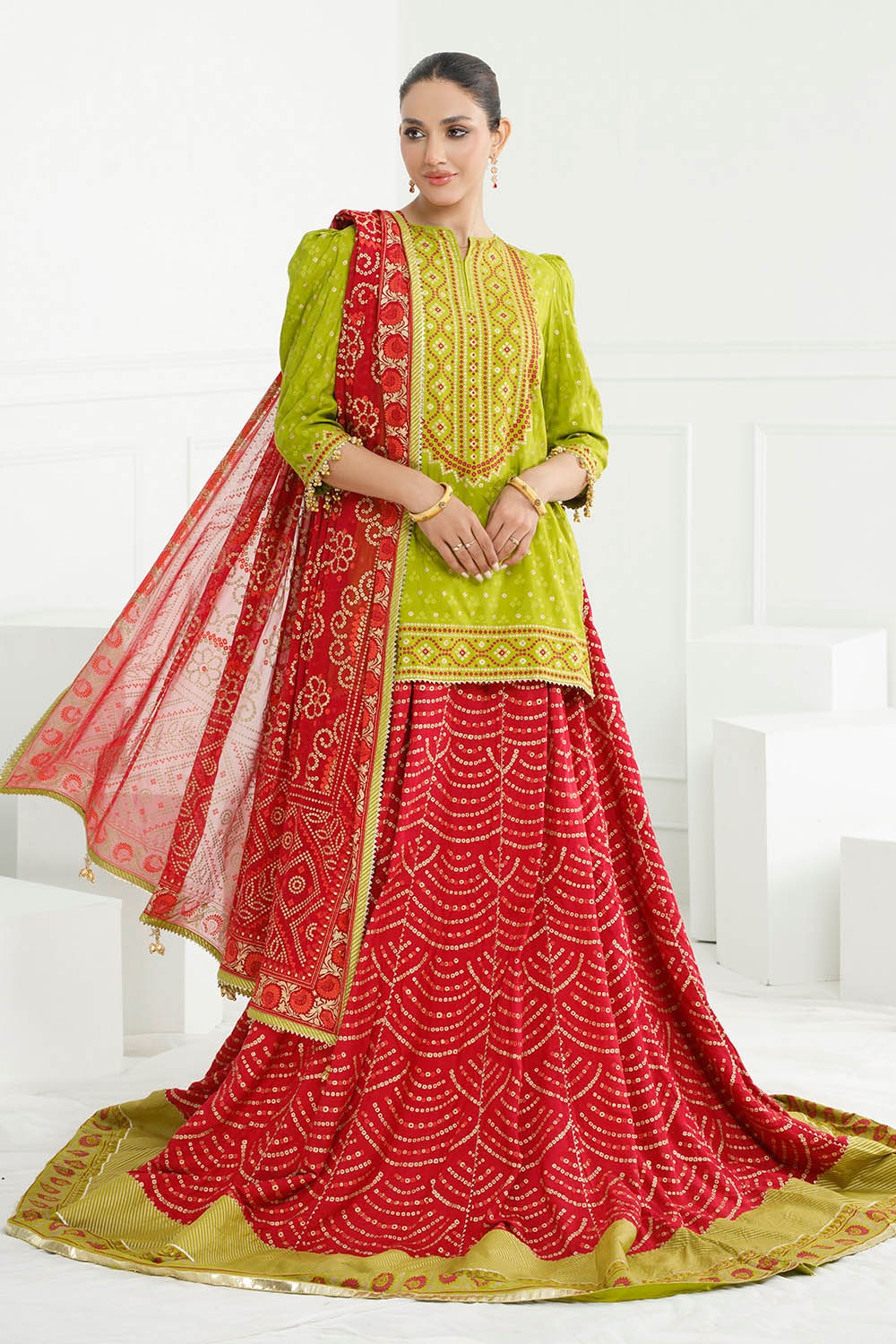 Gul Ahmed | Chunri Lawn 25 | PRW-52021 - by - Libasekhas UK - Registered Vendor of : Gul Ahmed - 100% Original Designer Dresss