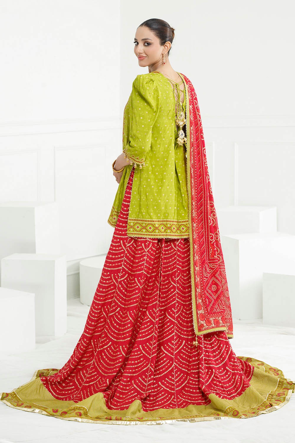 Gul Ahmed | Chunri Lawn 25 | PRW-52021 - by - Libasekhas UK - Registered Vendor of : Gul Ahmed - 100% Original Designer Dresss